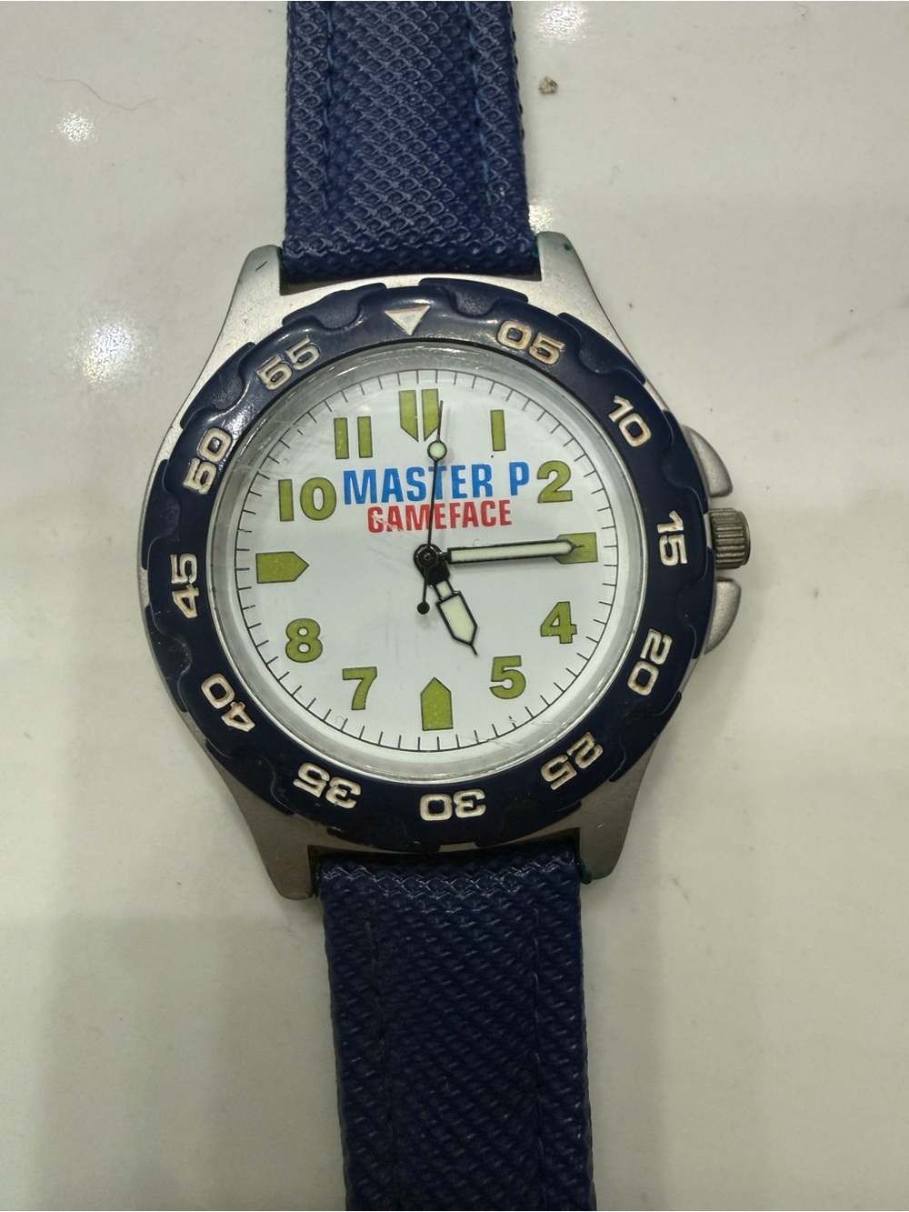 Men's Blue Strap Analog Watch